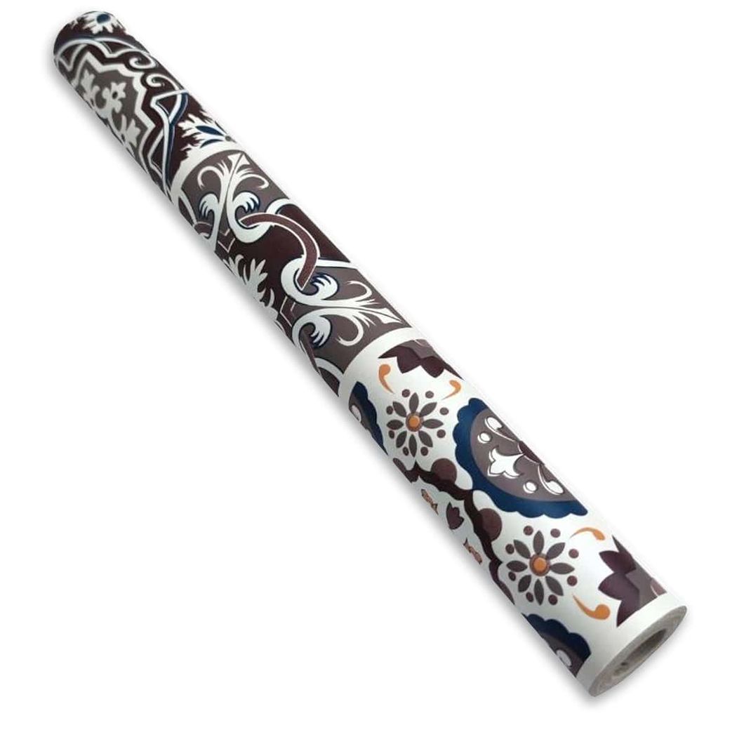 Самоклеющаяся декоративная пленка винтажная серая мозаика 0,45Х10М (MM-3194-2), Серый, Серый