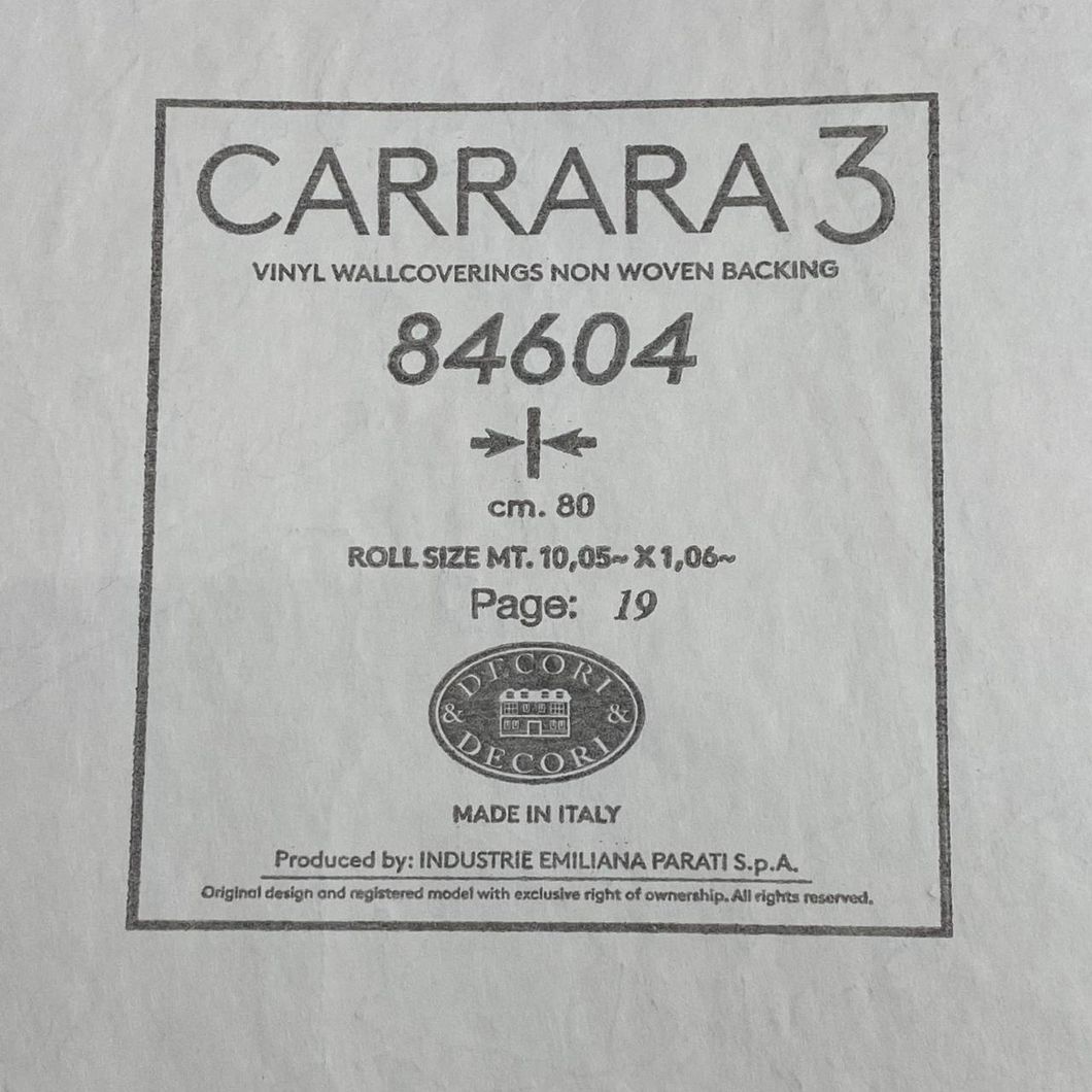 Обои виниловые на флизелиновой основе Emiliana Parati Carrara светло-бежевый 1,06 х 10,05м (84604)
