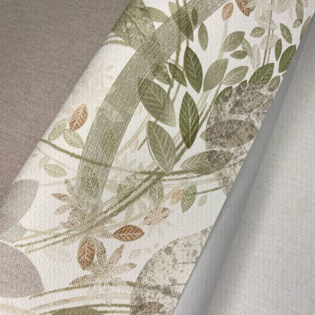 Обои виниловые на флизелиновой основе Erismann Secret Garden оливковый 1,06 х 10,05м (12238-35)
