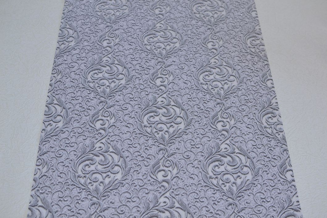 Шпалери акрилові на паперовій основі Слов'янські шпалери Garant В77,4 Ауріка сірий 0,53 х 10,05м (4082-10)