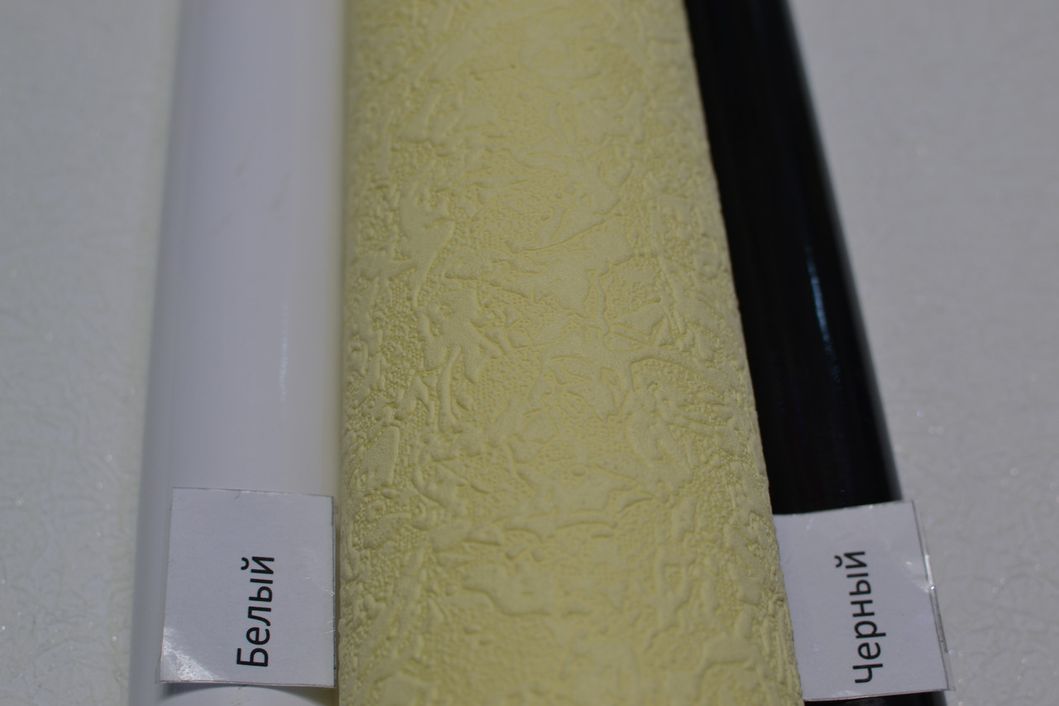 Шпалери вінілові на флізеліновій основі Слов'янські шпалери В87 Стефані жовтий 1,06 х 10,05м (1002-05)