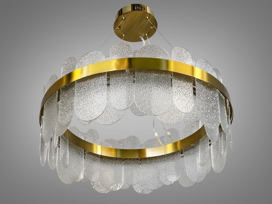 Классическая подвесная хрустальная люстра Diasha, золото, LED 120