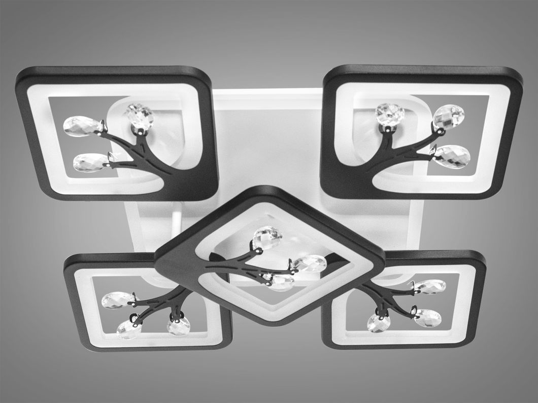 LED люстра с димером и подсветкой, 90W