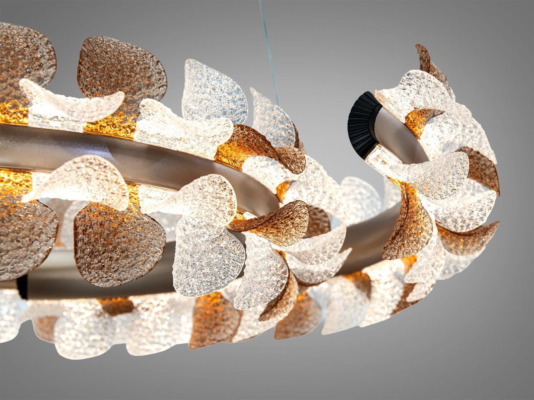Подвесная LED люстра Diasha черная 36Вт CCT