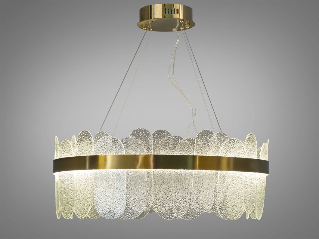 Классическая подвесная хрустальная люстра Diasha, золото, LED 120