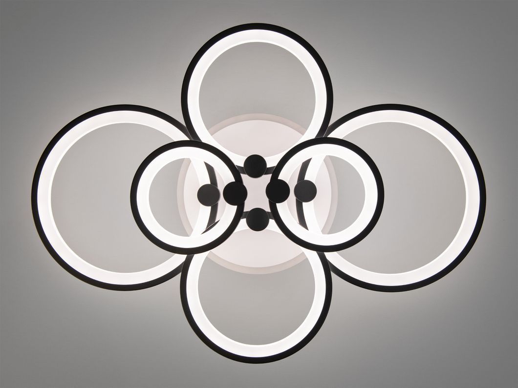 Потолочная LED-люстра с диммером и подсветкой, 135W
