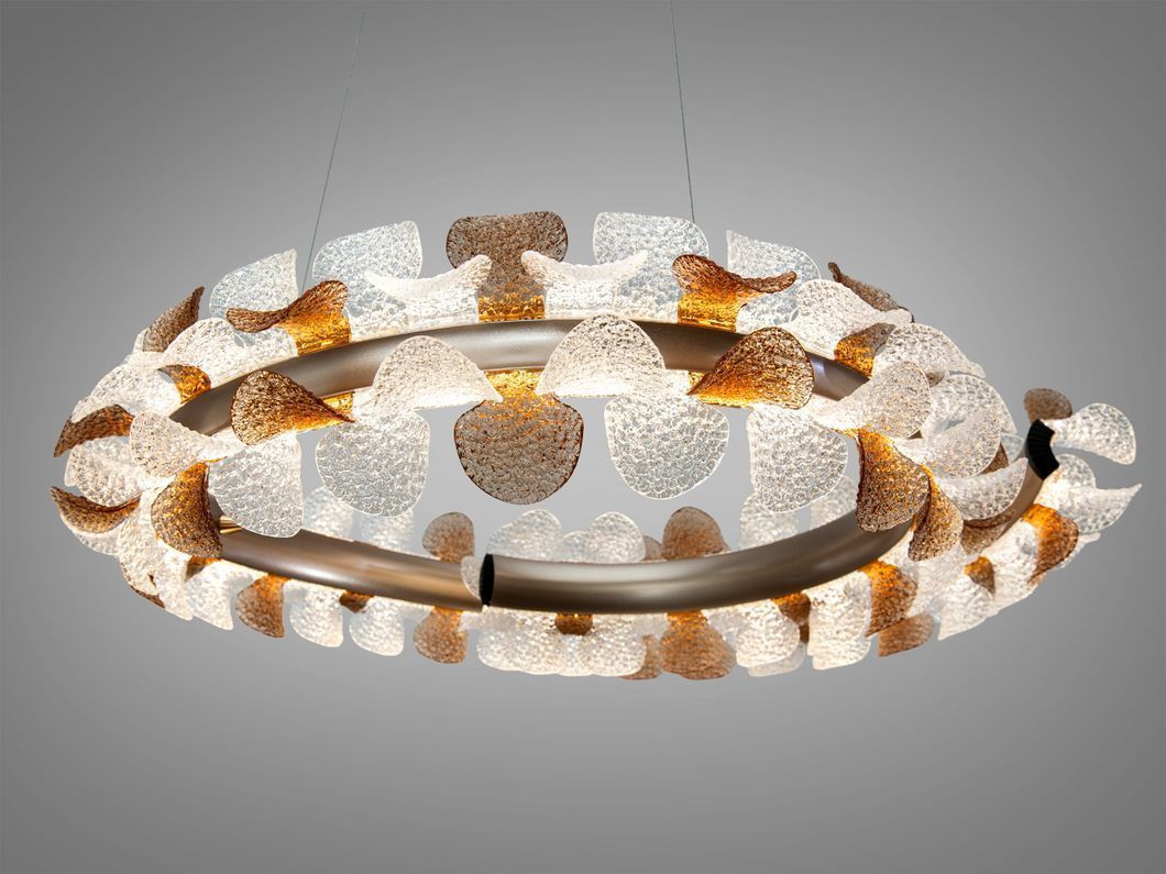 Подвесная LED люстра Diasha черная 36Вт CCT
