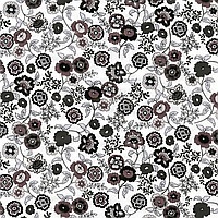 Самоклейка декоративная Gekkofix Цветы белый полуглянец 0,45 х 1м (2578), Белый, Белый