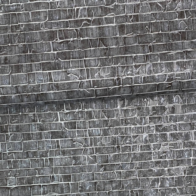 Шпалери вінілові на паперовій основі супер-мийка Сірі Слов'янські шпалери Expromt В49,4 Фактура 0,53 х 10,05м (5701-10)