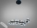 Подвесная LED люстра Diasha черная 36Вт CCT
