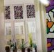 Самоклейка вітражна Patifix Фіолетовий квіти фіолетовий матовий 0,45 х 1м (11-2205), Фиолетовый, Фіолетовий