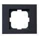 Рамка одинарная Grano черный (400-170000-096), Черный, Черный