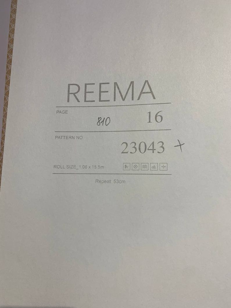 Обои виниловые на флизелиновой основе Yuanlong Reema Золотистый 1,06 х 10,05м (23043)