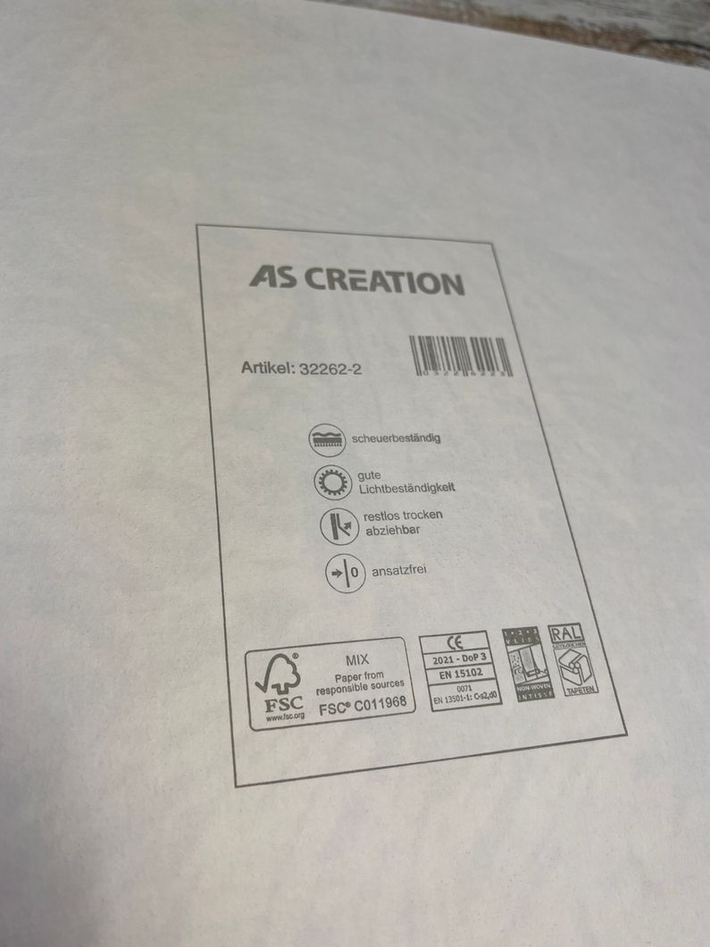 Обои виниловые на флизелиновой основе AS Creation Cuba бежевый 0,53 х 10,05м (32262-2)