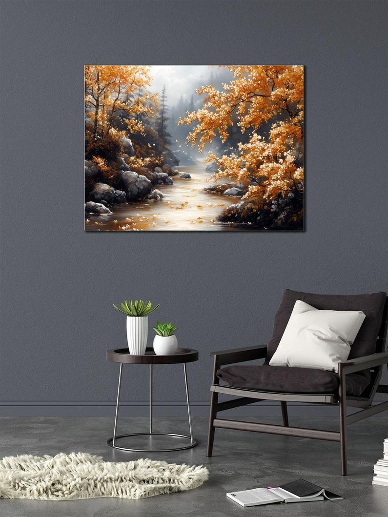 Картина на холсте МАKO " Осенний пейзаж " 50x70 см MK10605 _5070