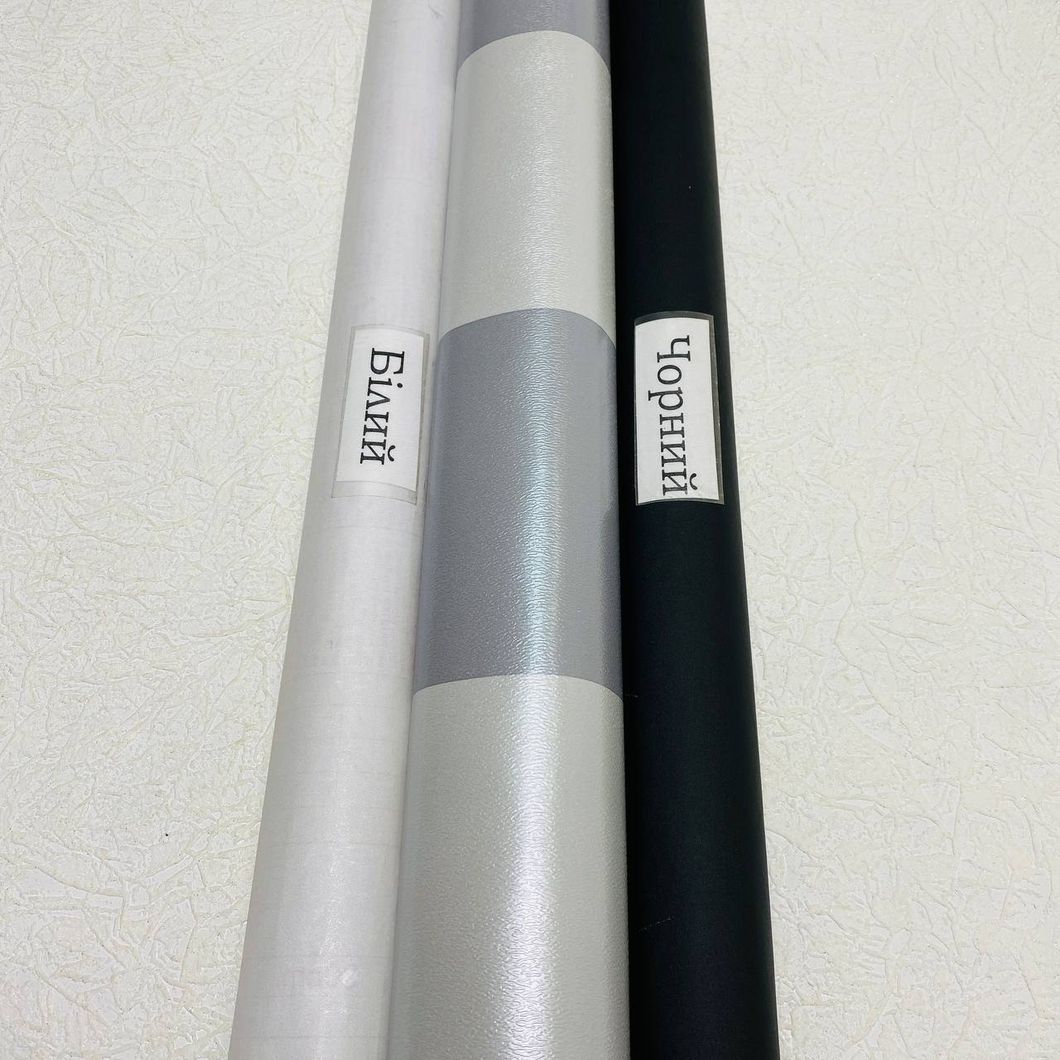 Обои бумажные VIP Континент Полоса широкая серый с перламутром 0,53 х 10,05м (41203)