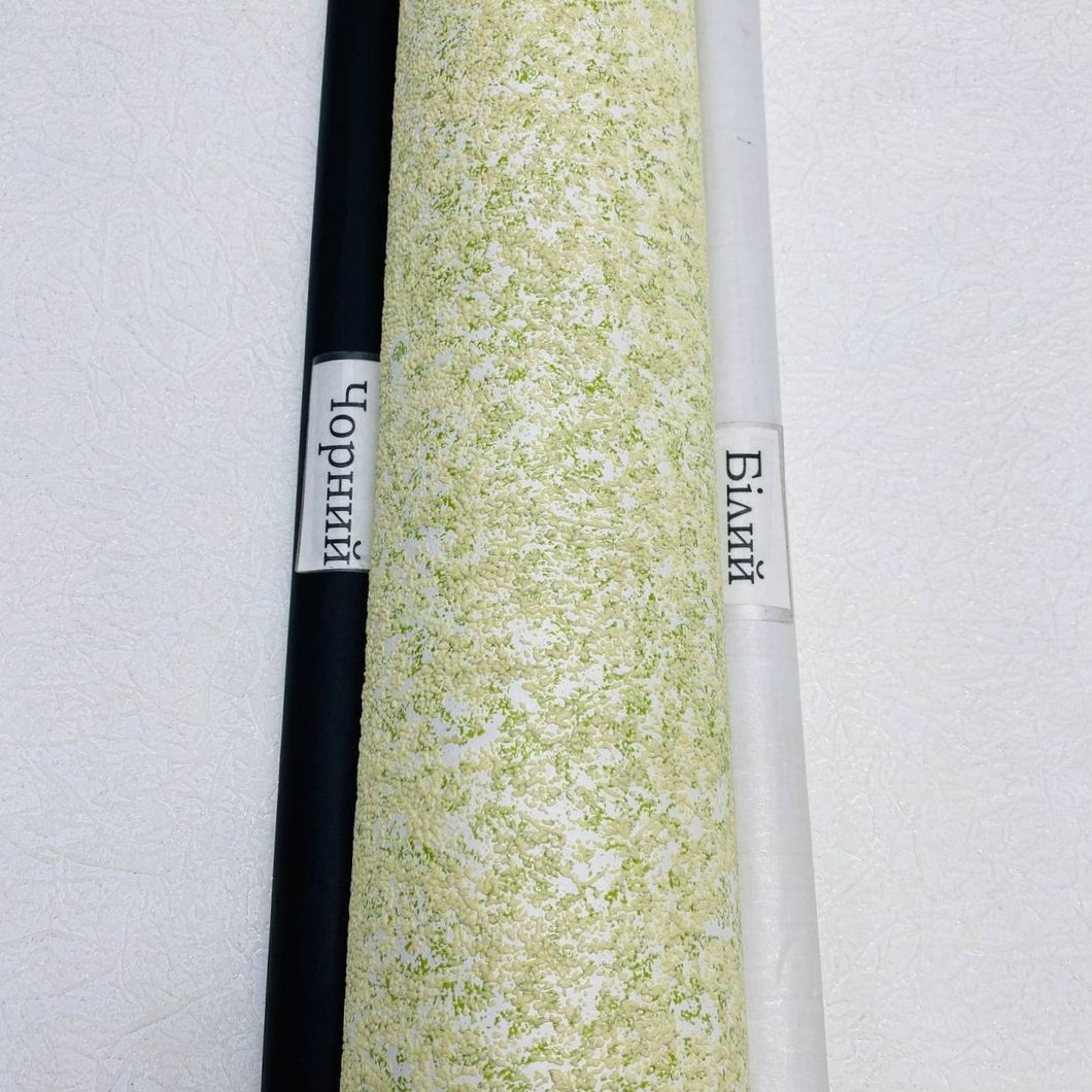 Шпалери вінілові на флізеліновій основі зелені Слов'янські шпалери Office Style В188 Гобі 1,06 х 10,05м (1240-04)