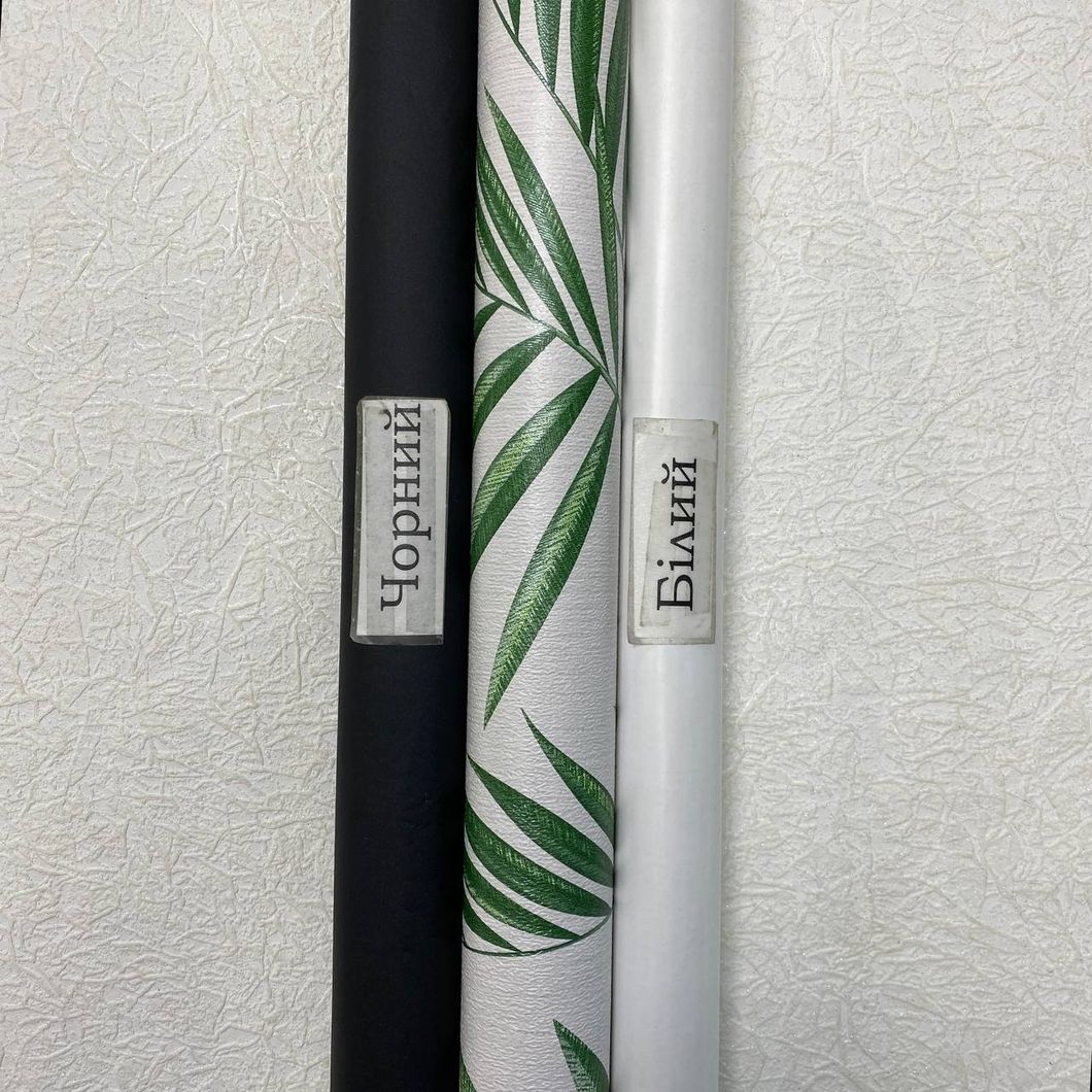 Обои бумажные Белые Континент Клео зеленый 0,53 х 10,05м (1564)