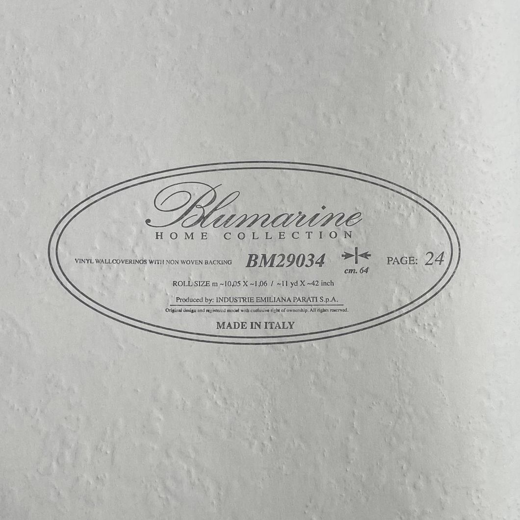 Обои виниловые на флизелиновой основе белый Blumarine 5 (Emiliana Parati) 1,06 х 10,05м (29034)