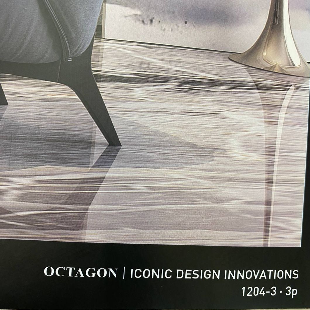 Шпалери вінілові на флізеліновій основі Octagon AdaWall сіриий 1,06 х 10,05м (1204-3)