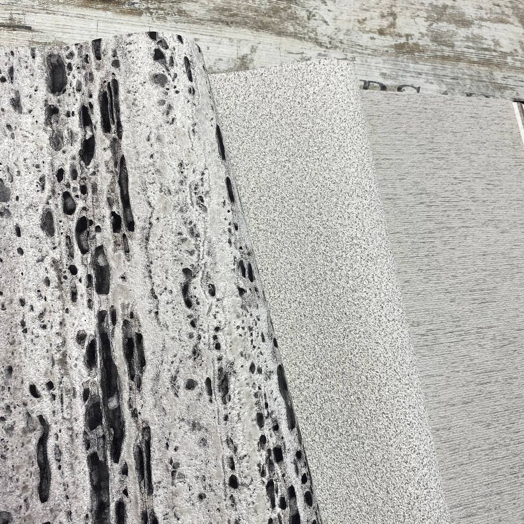 Шпалери вінілові на флізеліновій основі сірий Marburg Wallcoverings Travertino 1,06 х 10,05м (33050)