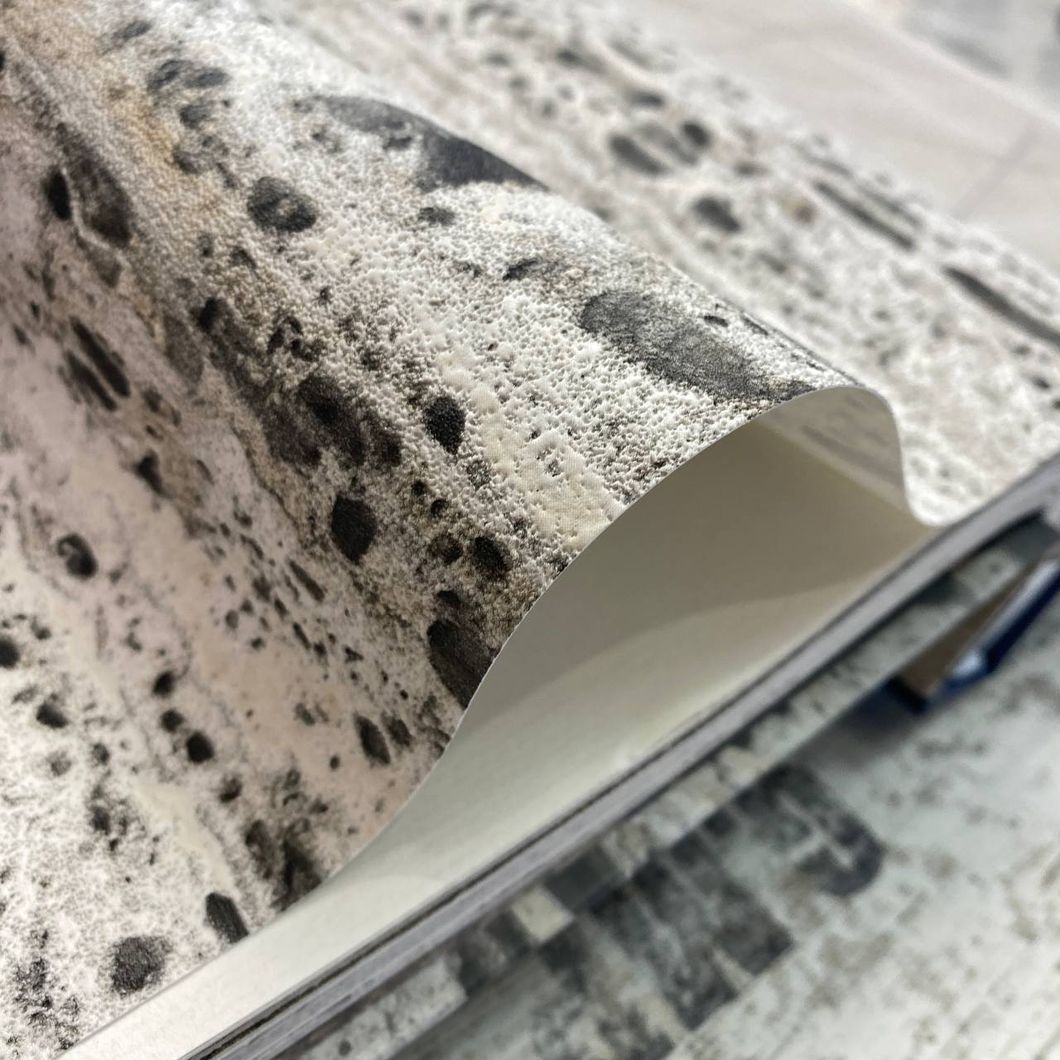 Шпалери вінілові на флізеліновій основі сірий Marburg Wallcoverings Travertino 1,06 х 10,05м (33050)