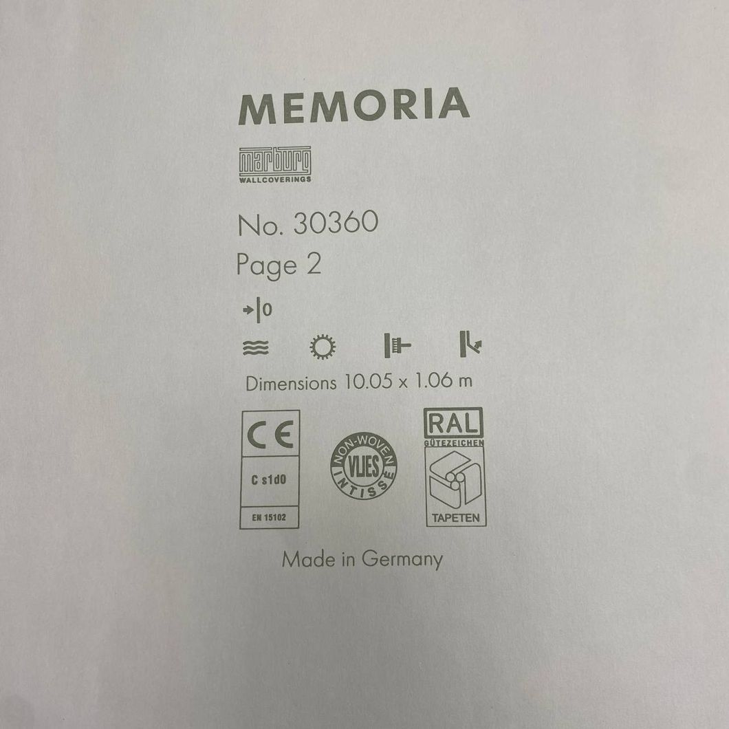 Обои виниловые на флизелиновой основе Фиолетовые Memoria Marburg 1,06 х 10,05м (30360)