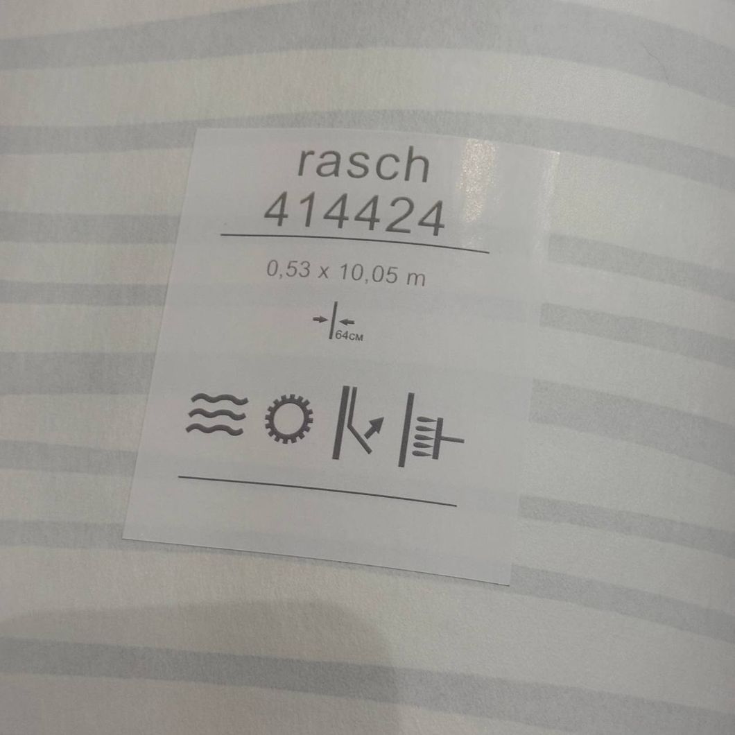Обои виниловые на флизелиновой основе Rasch 414424 City Lights (0,53х10,05м), Серый, Серый
