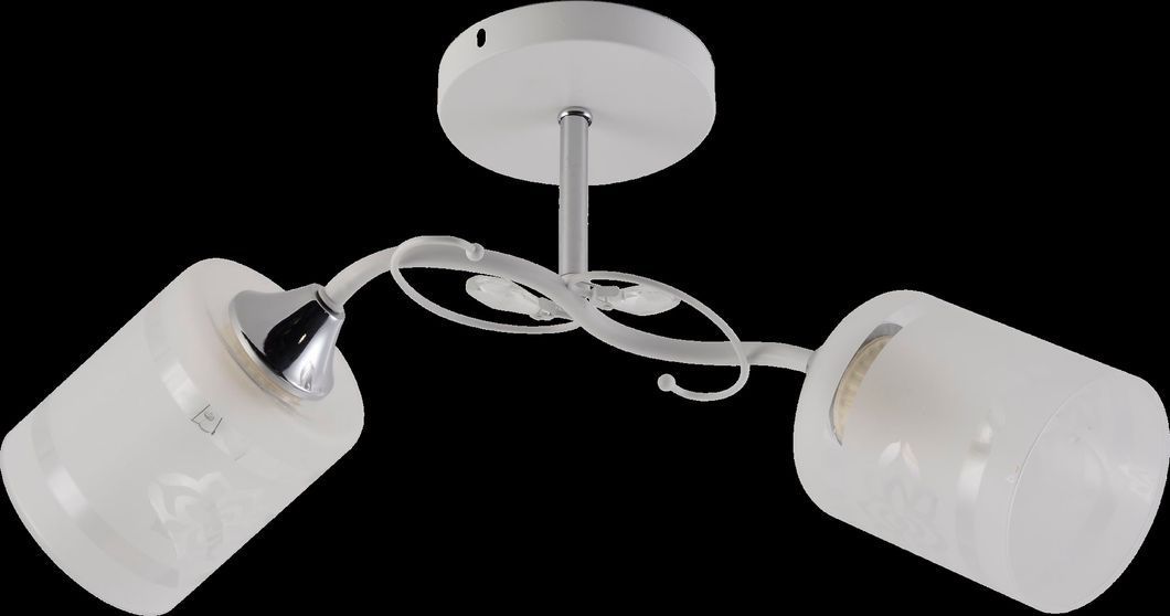 Люстра стельова INTEREES IS XA1524B/2 WH+CR, Білий4