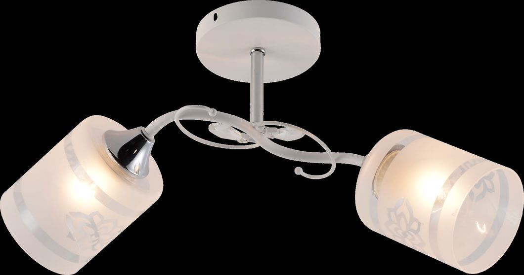 Люстра стельова INTEREES IS XA1524B/2 WH+CR, Білий4