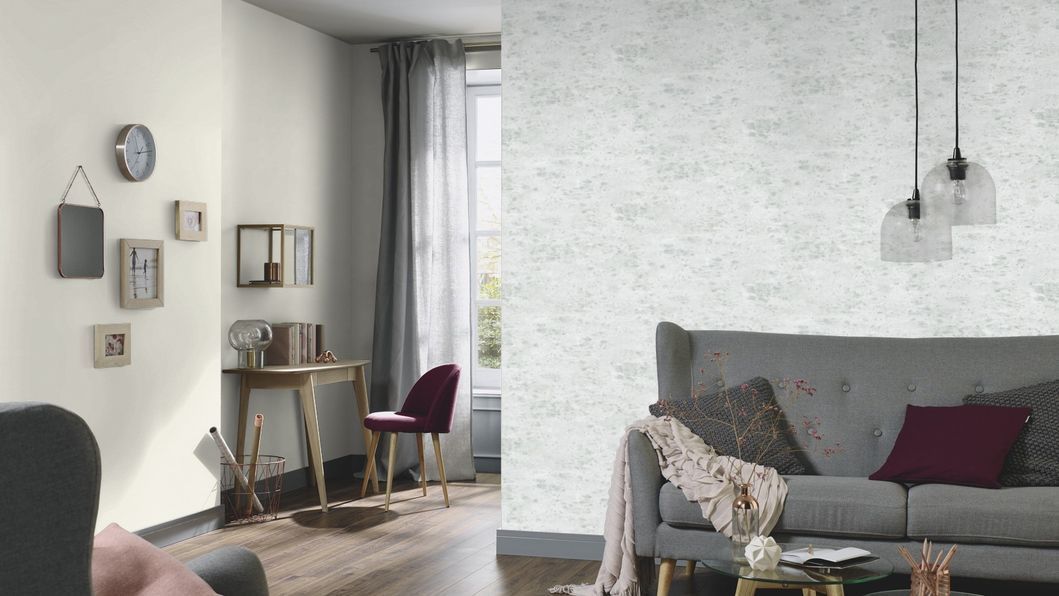 Обои виниловые на флизелиновой основе Erismann Code Nature серый 1,06 х 10,05м (12150-43)