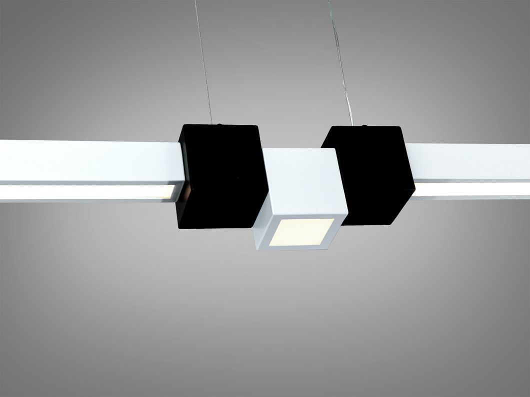 Подвесная LED люстра Diasha черная 58 Вт 10 м&sup2;