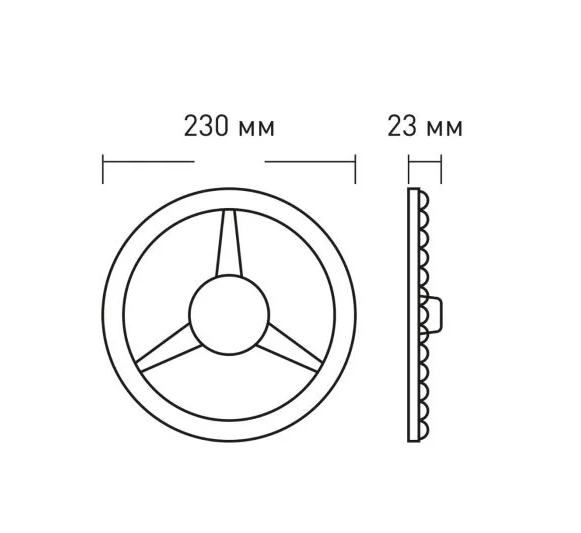 Світлодіодний модуль 1-MLM-2441-C MAXUS Led Module 24W 4100K Circle (1-MLM-2441-C), Білий4, Білий