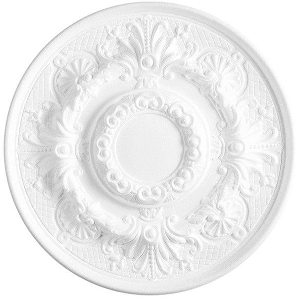 Розетка стельова кругла діаметр 52 см (200-520Г), Білий, Білий