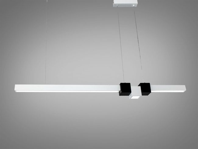 Підвісна LED люстра Diasha чорна 58 Вт 10 м&sup2;