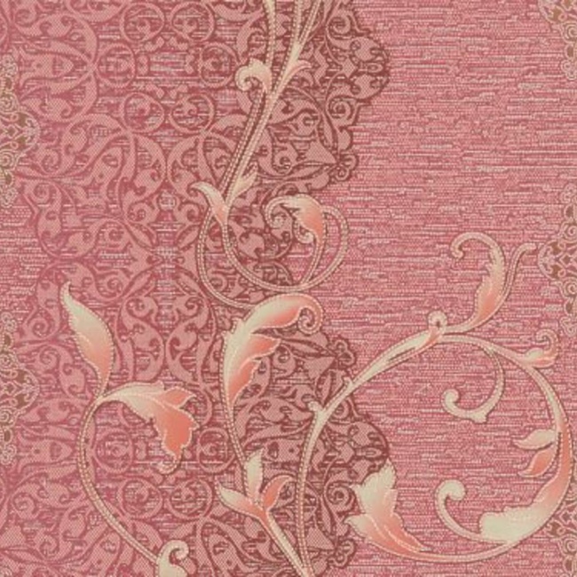 Обои акриловые на бумажной основе Славянские обои Garant B76,4 Кипр бордовый 0,53 х 10,05м (6425-12)