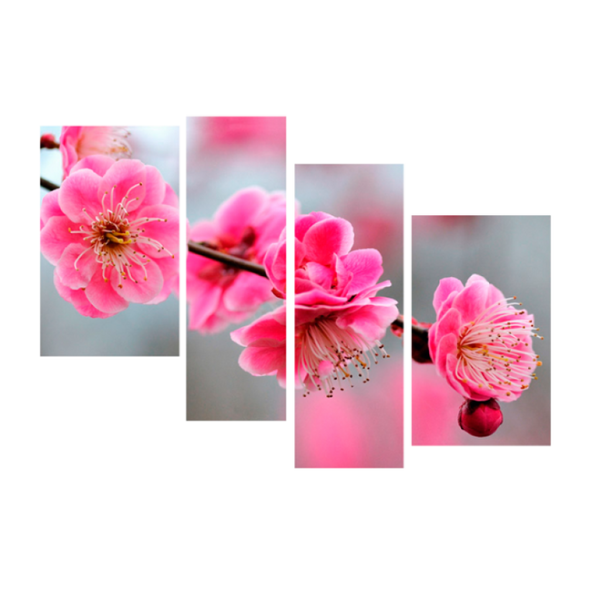 Картина модульна 4 частини Цвітіння 80 х 120 см (8354-4)