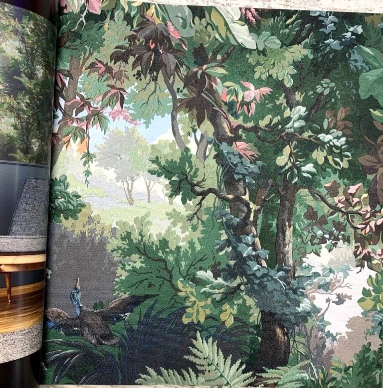 Шпалери вінілові на флізеліновій основі AS Creation History Of Art зелений 0,53 х 10,05м (37652-1)