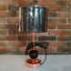 Лампа настольная, 1 лампа, высота лампы - 36 см, диаметр абажура - 18 см., Черный, Черный