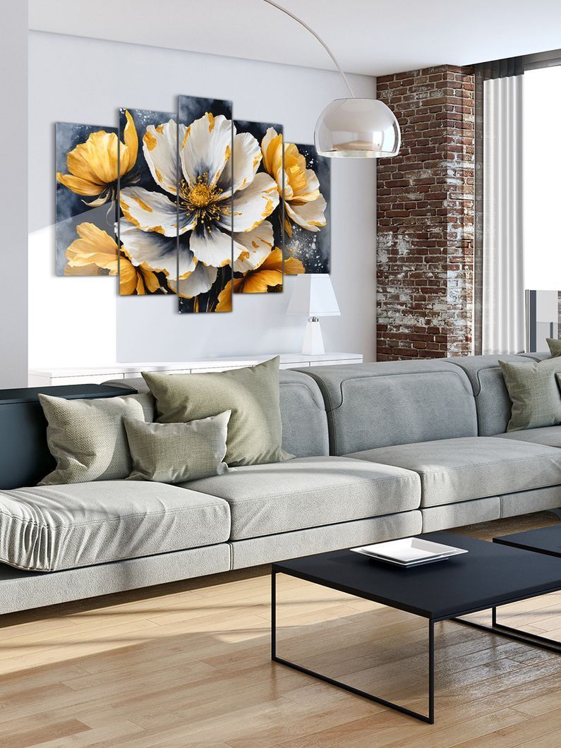 Модульная картина в гостиную / спальню для интерьера 80x125 см MK50356