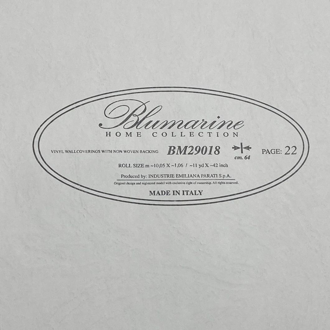 Шпалери вінілові на флізеліновій основі білий Blumarine 5 (Emiliana Parati)1,06 х 10,05м (29018)