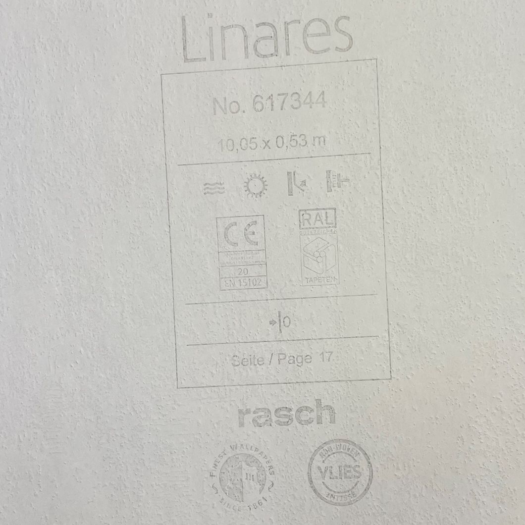 Обои виниловые на флизелиновой основе Rasch Linares жёлтый 0,53 х 10,05м (617344)