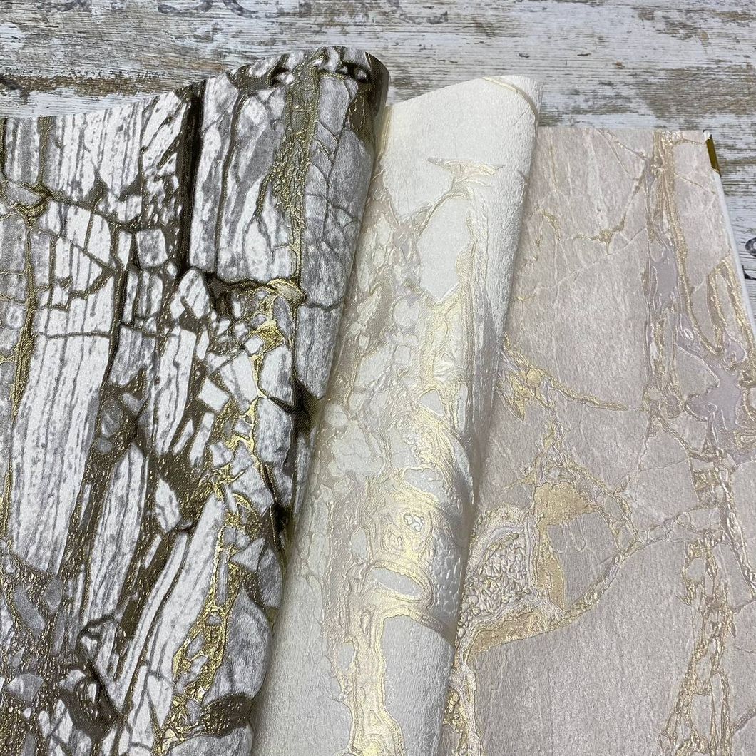 Обои виниловые на флизелиновой основе Emiliana Parati Carrara серый 1,06 х 10,05м (84603)
