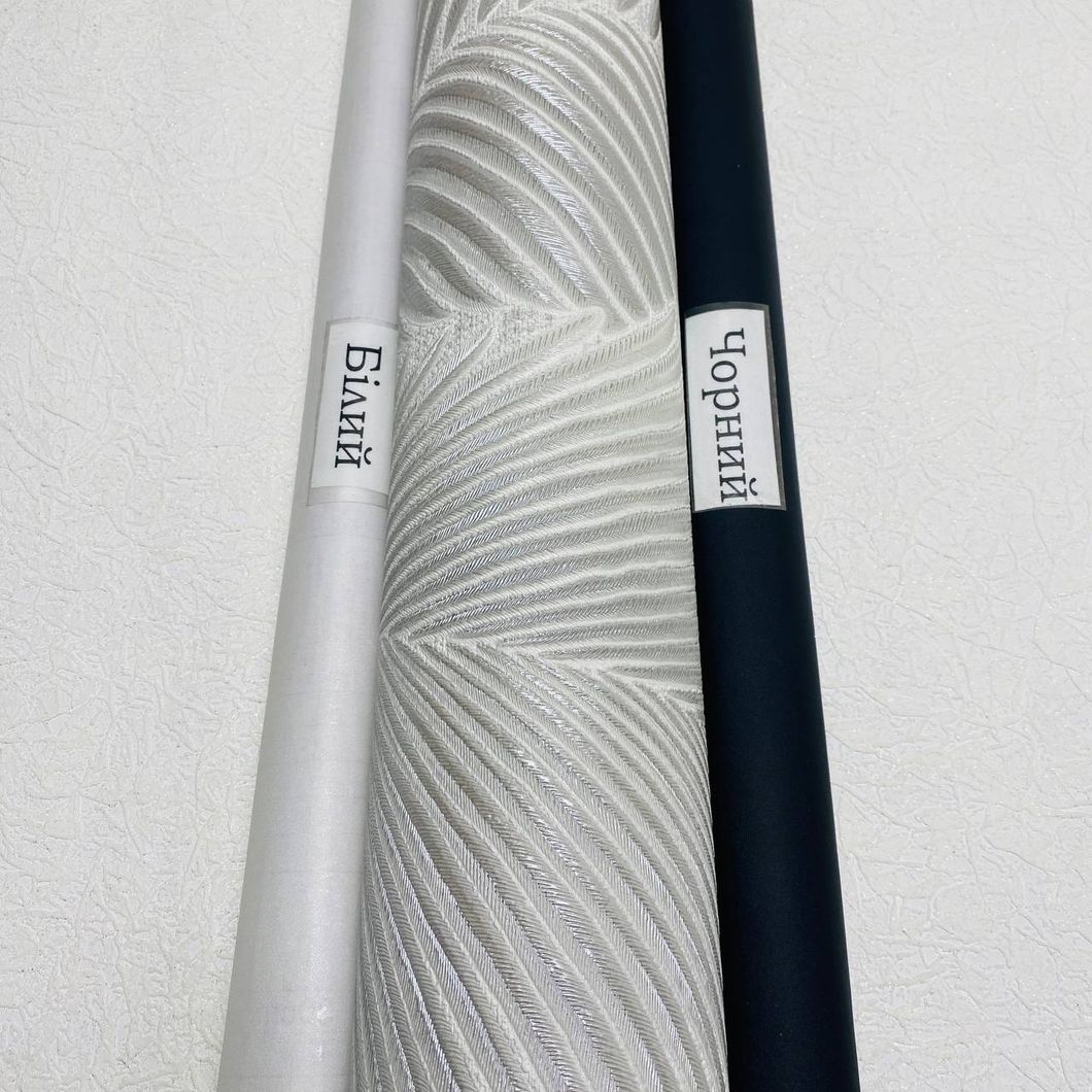 Шпалери вінілові на флізеліновій основі сірі Слов'янські шпалери Балі LeGrand Platinum B118 1,06 х 10,05м (8679-10)