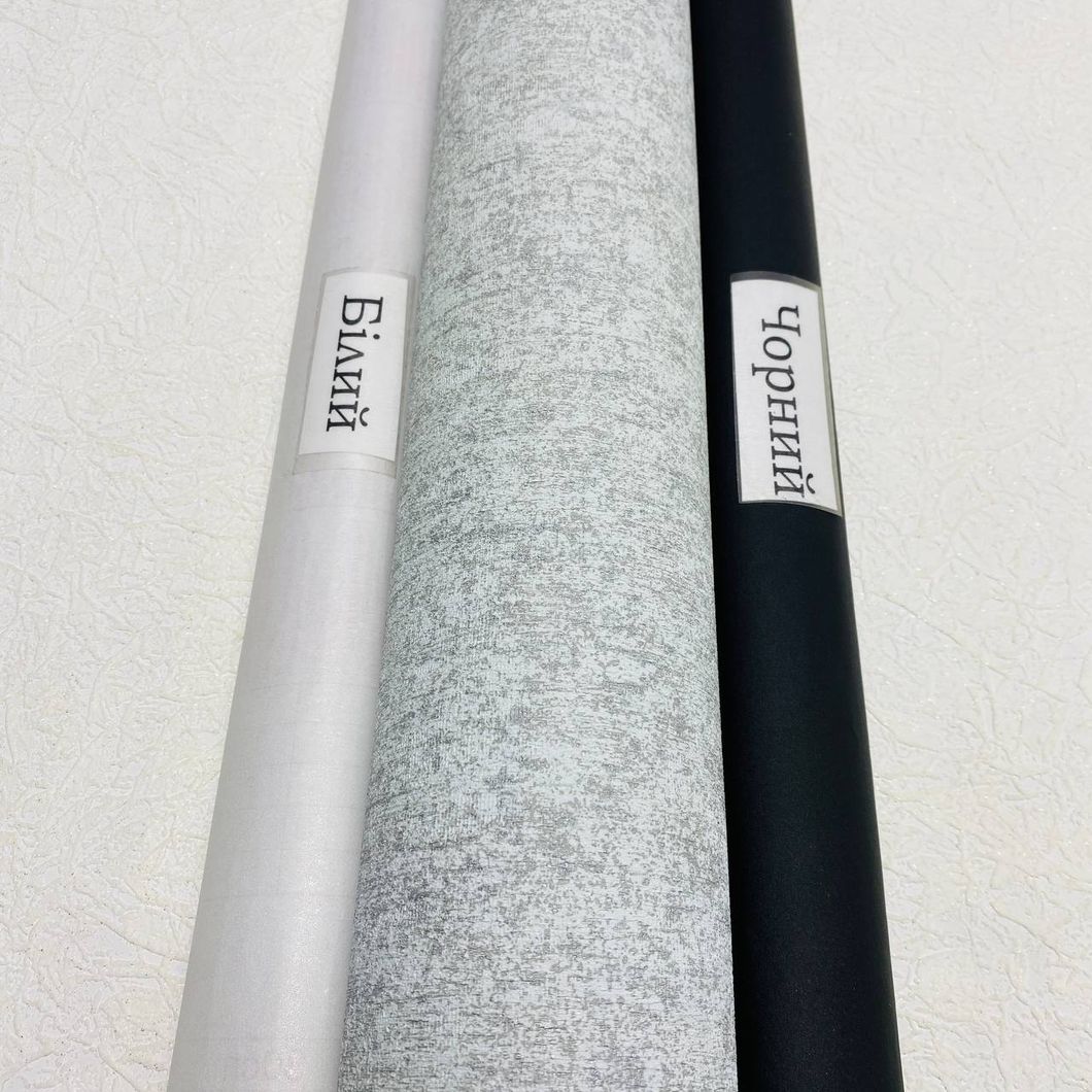 Обои рельефные виниловые на бумажной основе Континент Сильвер фон серый ECODECO 0,53 х 10,05м (50403)