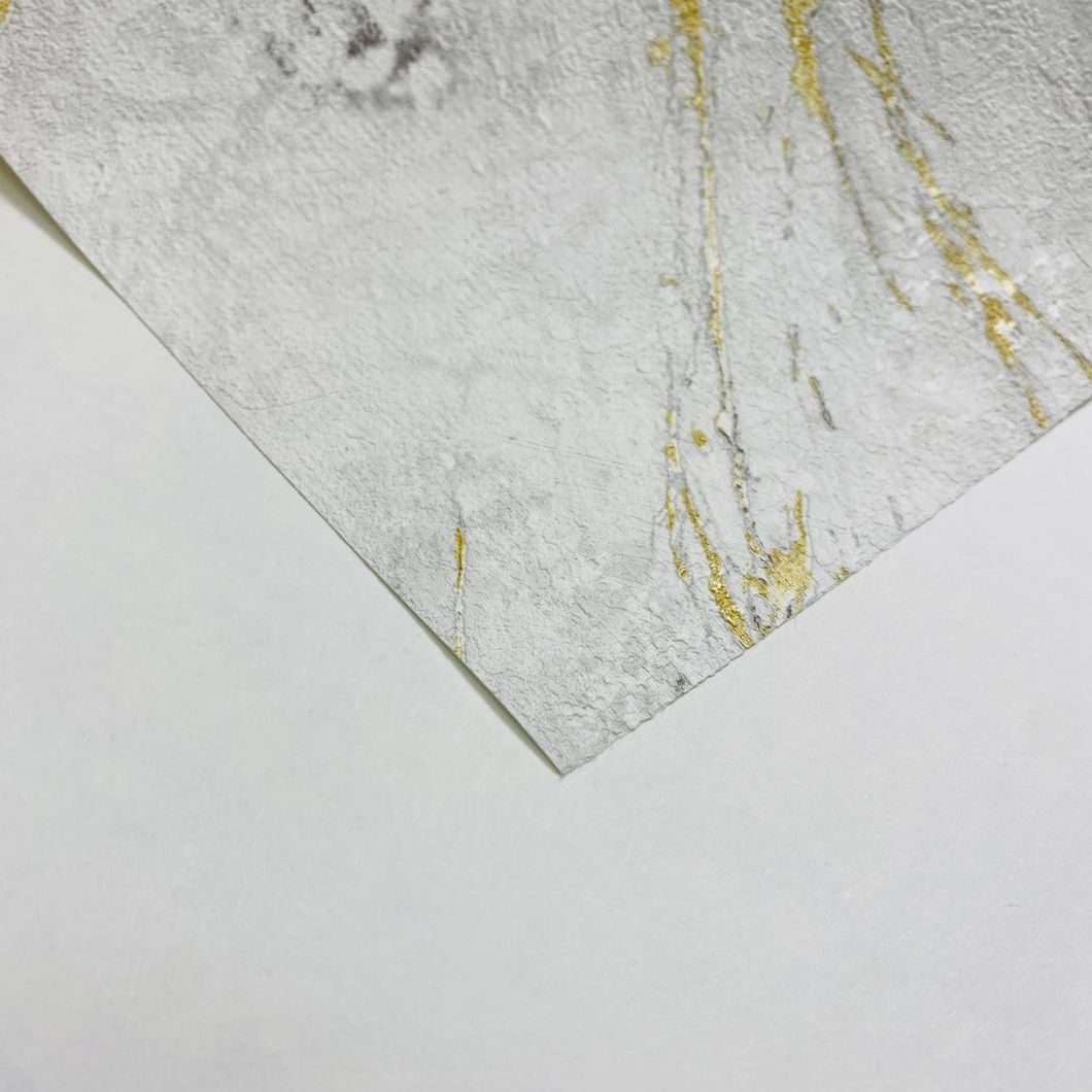 Обои виниловые на флизелиновой основе A.S. Creation Attico серый с золотистым 1,06 х 10,05м (39221-3)