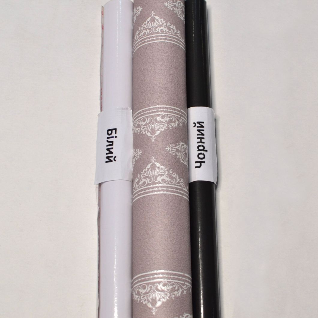 Шпалери паперові Шарм Бароко сіро-рожевий 0,53 х 10,05м (150-05)
