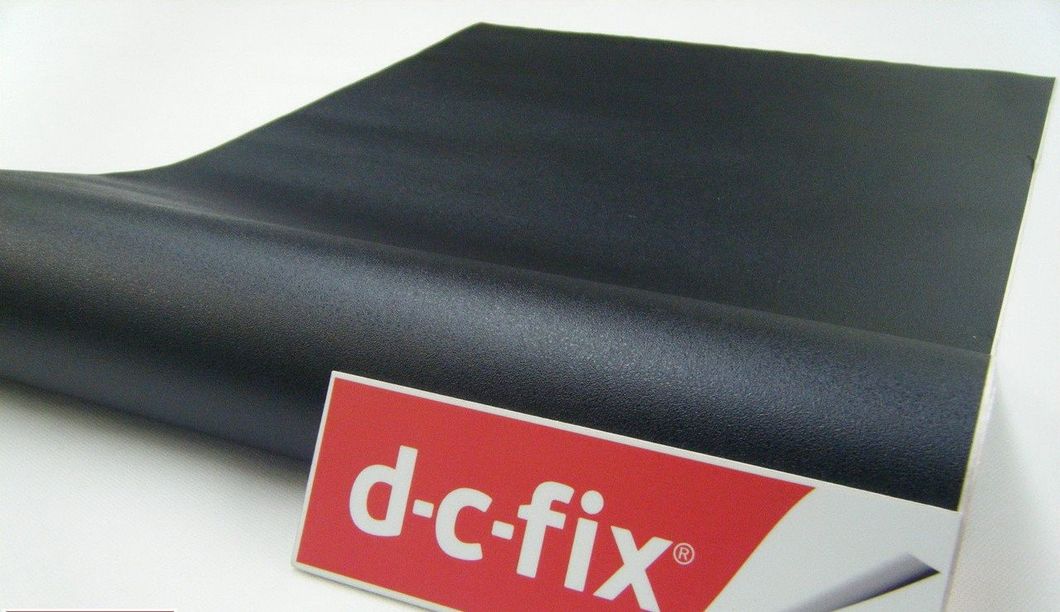 Самоклейка декоративна D-C-Fix PIXEL BLACK шкіра чорний матовий 0,45 х 1м (207-8587), Черный, Чорний