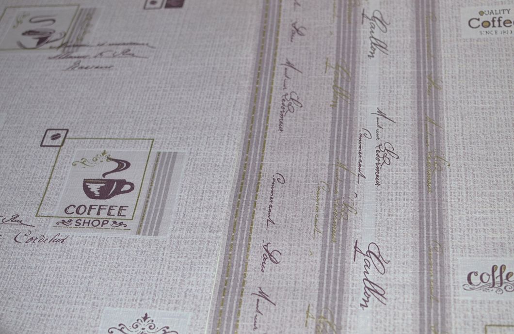 Шпалери дуплексні на паперовій основі Слов'янські шпалери Gracia B66,4 Паларіс фіолетовий 0,53 х 10,05м (6480-06)