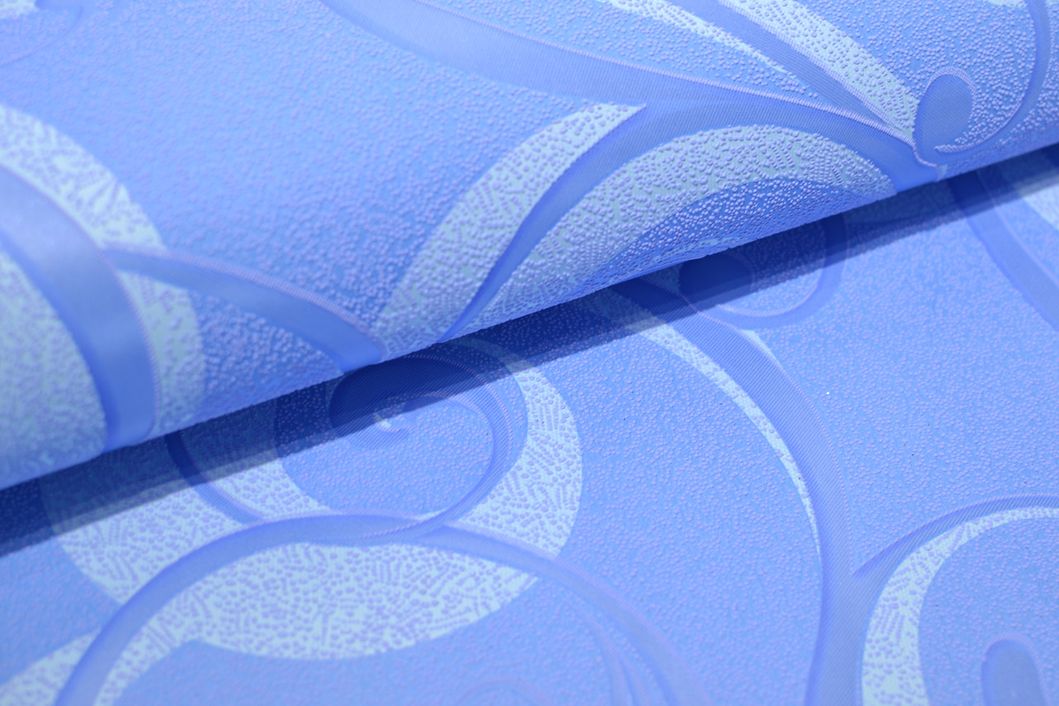 Обои акриловые на бумажной основе Слобожанские обои голубой 0,53 х 10,05м (425-16),